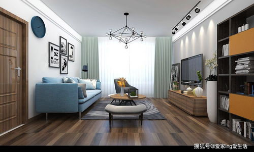 煙臺裝飾裝修 金地格林120平三居室北歐風(fēng),靜享寧靜 舒緩之美